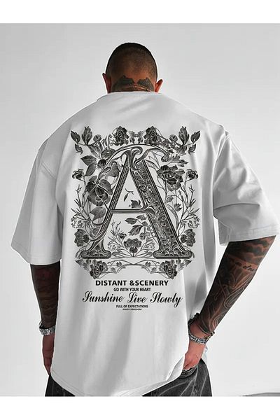 sole stories Premium Oversize Cut Short Sleeve Printed T-Shirt