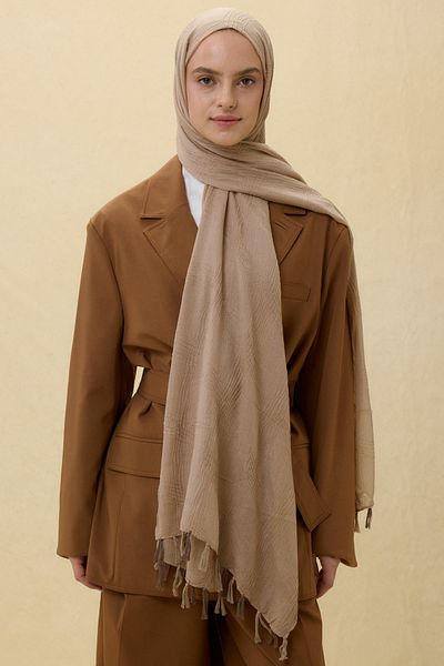 SOFT AKSESUAR Lilyum Tassel Cotton Shal