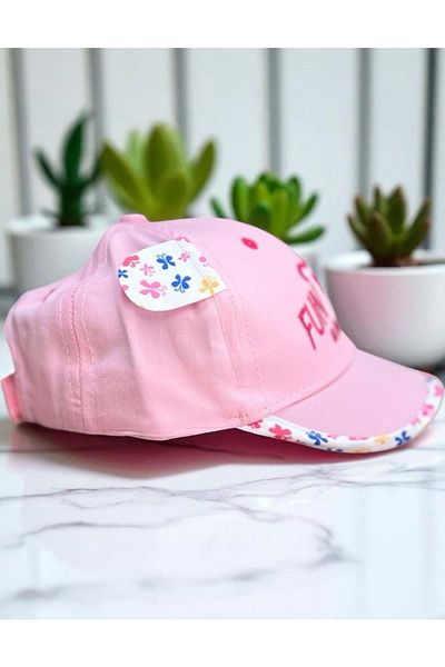 Balgüneş Tekstil 1/3 Years Fun Time Girl's Cap (48-50 cm) Pink