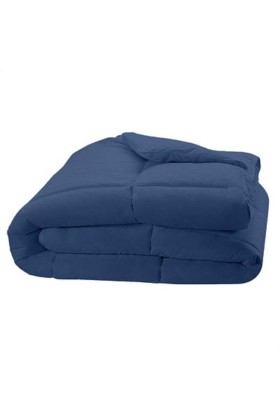 Five Store Quilted quilt with wool, covered with Ranforce cotton for winter, 400 g/sqm, blue, 140x210 cm