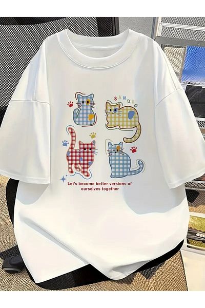sole stories Premium Oversize Cut Short Sleeve Printed T-Shirt