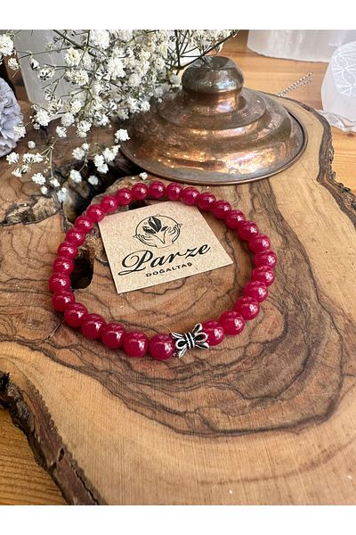 parze doğaltaş Ruby Natural Stone Bracelet