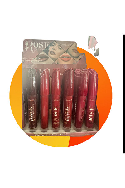 Rose Likit ruj 6 lı set halinde elinize geçiyor karışık tonlar