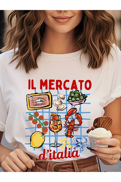 sole stories Premium Oversize Cut Short Sleeve Printed T-Shirt