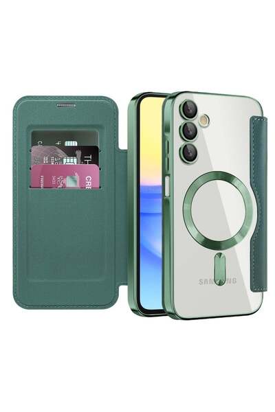 SKYDDAR INNOVATION Husă pentru Samsung Galaxy A55 5G, SmartMag Book, Magsafe,...