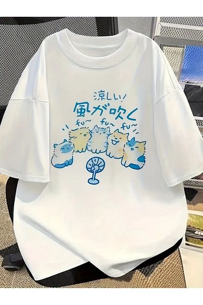 sole stories Premium Oversize Cut Short Sleeve Printed T-Shirt