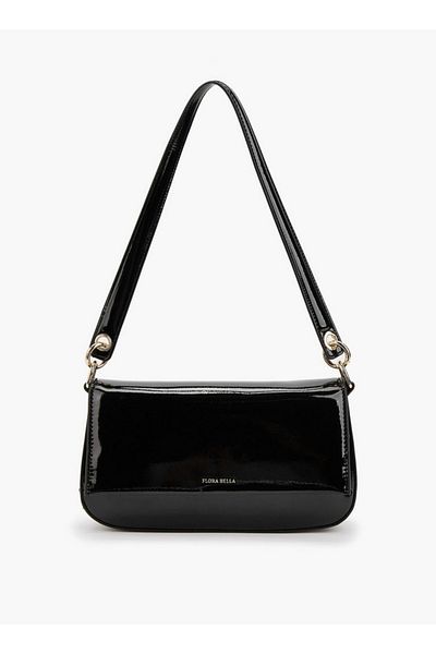 Flora Bella by Shoexpress Solid Shoulder Bag with Strap Handle and Flap Closure