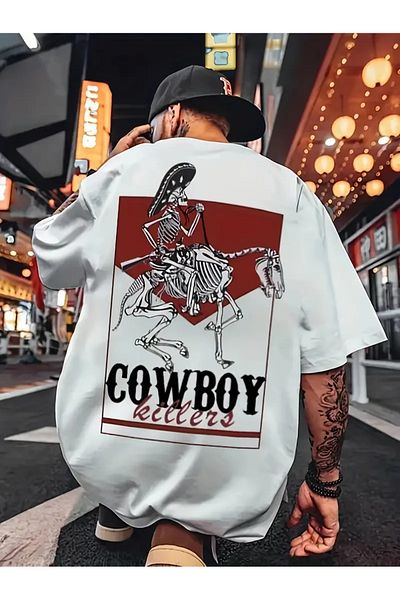 sole stories Premium Oversize Cut Short Sleeve Printed T-Shirt