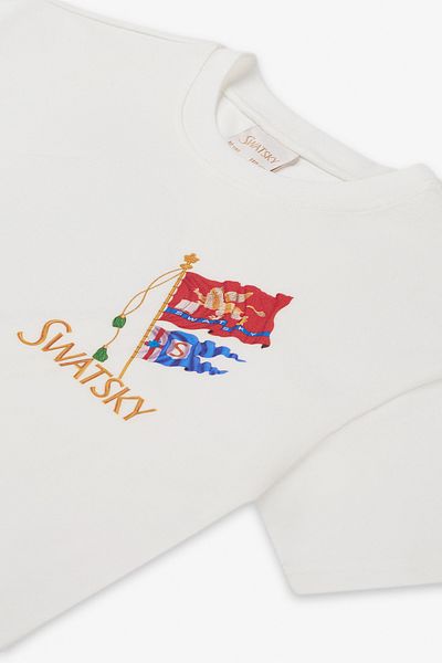 SWATSKY Boy White Tshirt