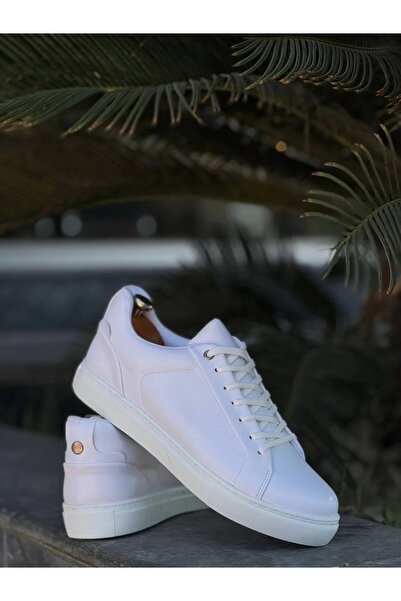 MODA Pantofi sport casual pentru bărbați KB-BX1 Kuback White Skin cu talpă în...