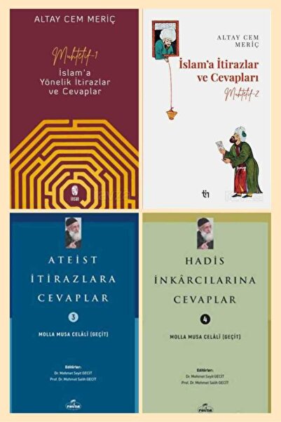 Ravza Yayınları İtirazlar Ve Cevaplar 4lüsü Altay Cem Meriç Molla Musa Celali