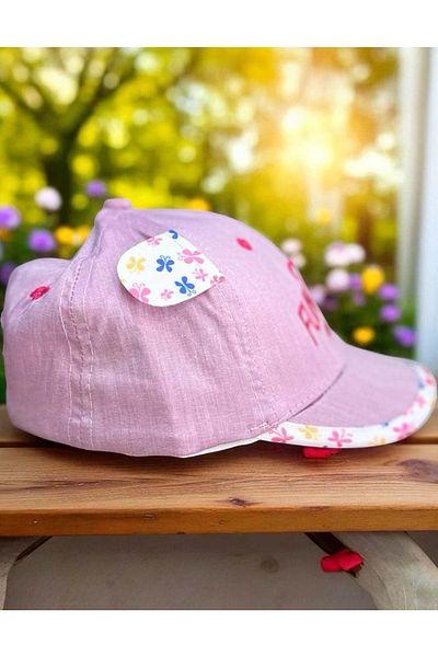 Balgüneş Tekstil 1/3 Years Fun Time Girl's Cap (48-50 cm) Lilac