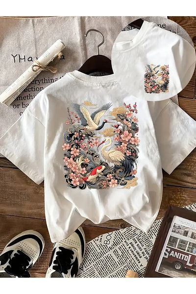 sole stories Premium Oversize Cut Short Sleeve Printed T-Shirt