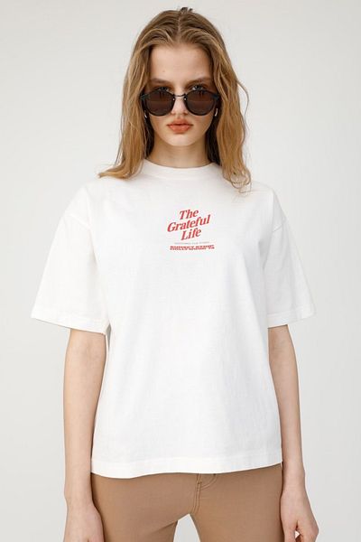sole stories Premium Oversize Cut Short Sleeve Printed T-Shirt