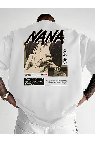 sole stories Premium Oversize Cut Short Sleeve Printed T-Shirt