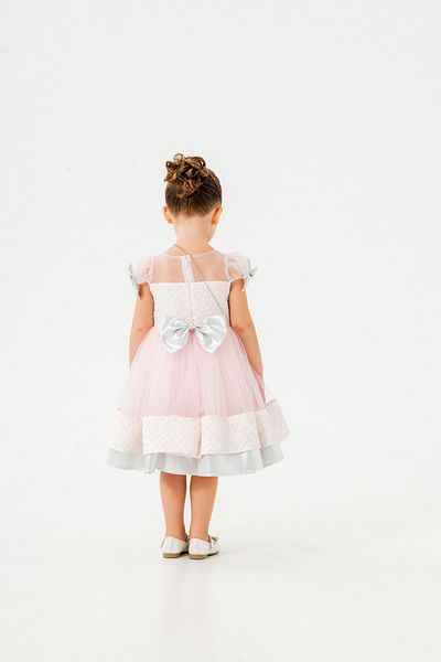 Eray Kids Tulle Girl's Evening Dress, Sparkling Layered Skirt, Princess Dress, Bag Gift, Age 4-7