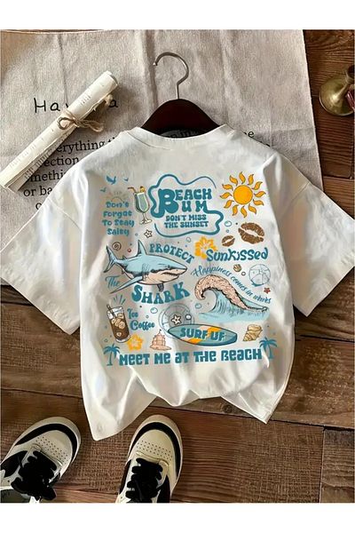 sole stories Premium Oversize Cut Short Sleeve Printed T-Shirt