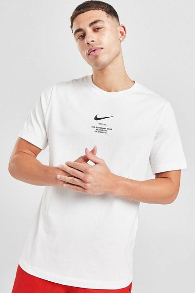 Nike Sportswear Tee Big Swoosh Men's Cotton T-Shirt White