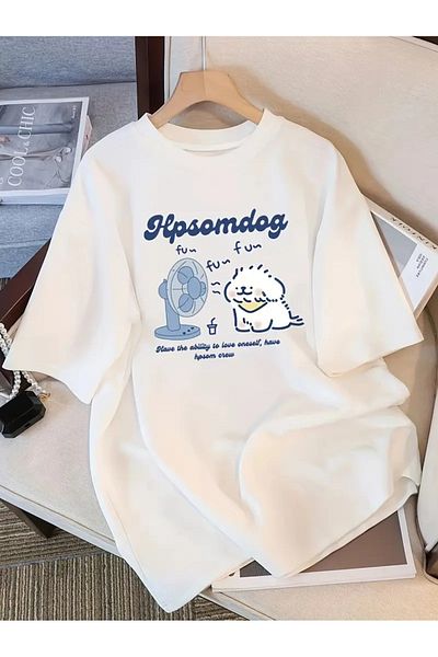 sole stories Premium Oversize Cut Short Sleeve Printed T-Shirt