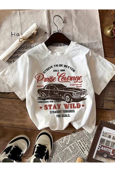 sole stories Premium Oversize Cut Short Sleeve Printed T-Shirt
