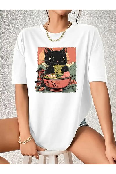 sole stories Premium Oversize Cut Short Sleeve Printed T-Shirt