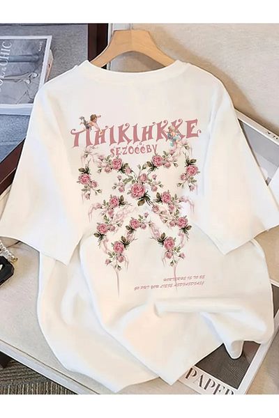 sole stories Premium Oversize Cut Short Sleeve Printed T-Shirt