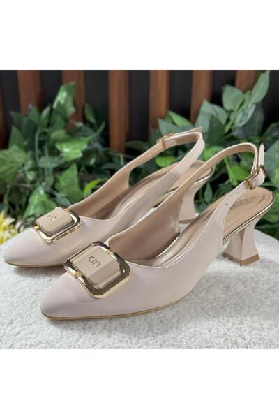 MEY Special Buckle Thin Heel Shoes M1106