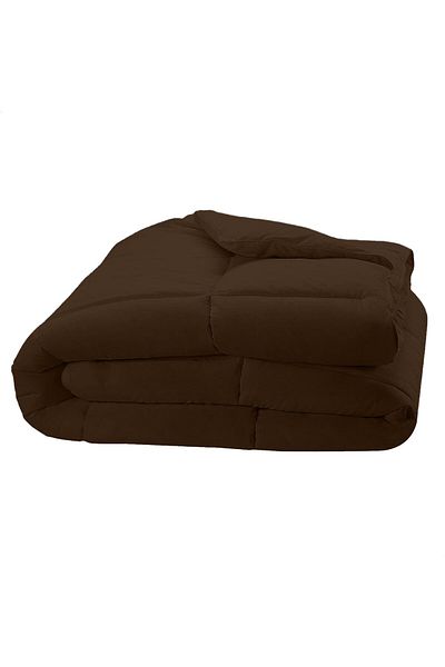 Five Store Pilota matlasata cu microfibra, invelis din bumbac ranforce de iarna, 400 g/mp, maro, 140x210 cm