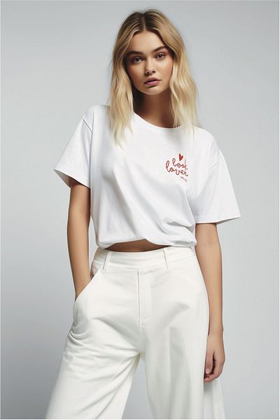 sole stories Premium Oversize Cut Short Sleeve Printed T-Shirt
