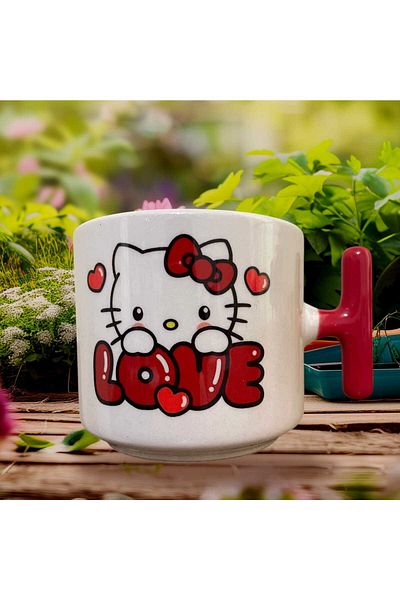 GameFruy Love Hello Kity Double Sided Printed Mug - Ceramic Tea, Coffee Gift Cup