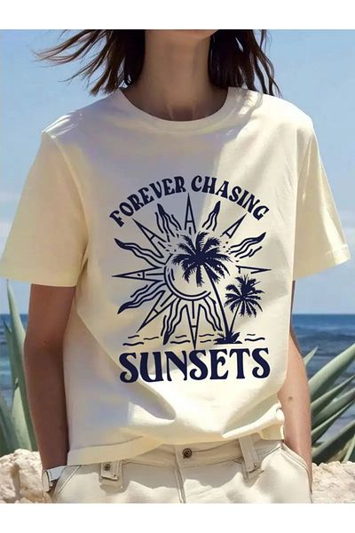 sole stories Premium Oversize Cut Short Sleeve Printed T-Shirt