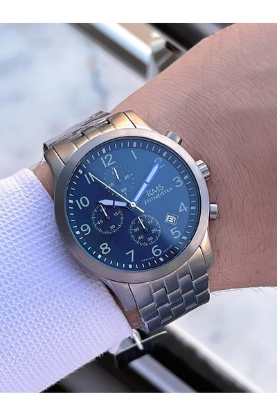 RMS Romanson Titanium Series 2 Years Guarantee 10 Atm Water Resistant Men Wristwatch Ag1639.03