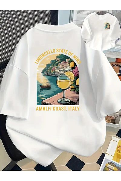 sole stories Premium Oversize Cut Short Sleeve Printed T-Shirt