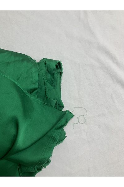 Yiğit Kumaş Thin Satin Fabric, Piece 150X150 cm Green
