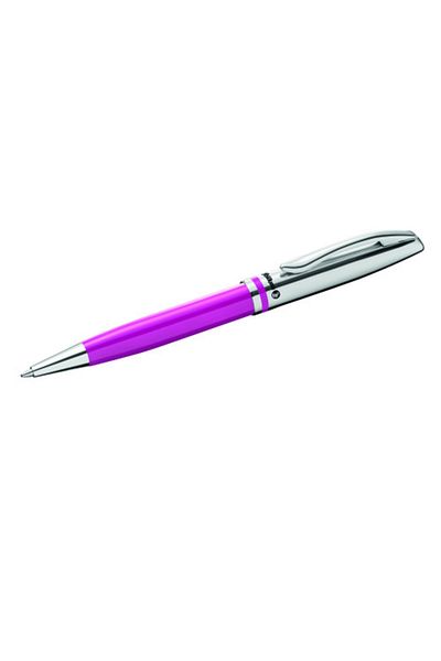 Pelikan Jazz Classic Fuchsia Metal Ballpoint Pen, Blue Ink, in Cardboard Box