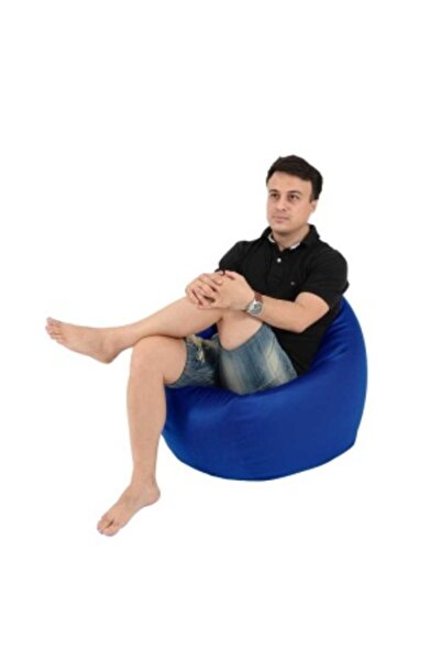 Pufrelax Fotoliu Relaxo, Material Piele ecologica - Albastru