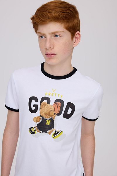 Nebbati Boy White Tshirt