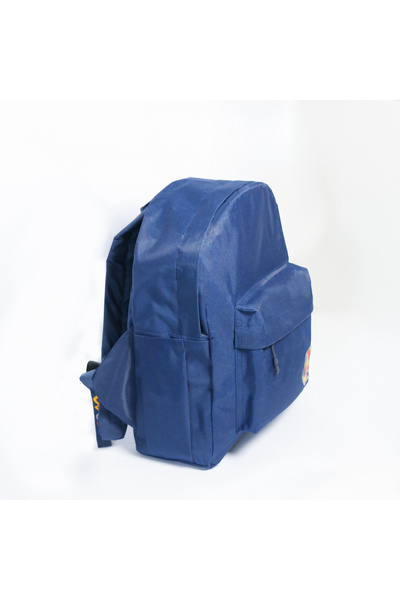 wolo Backpack-Dark Blue-Waterproof Fabric-Wolo Textile-School/University Bag