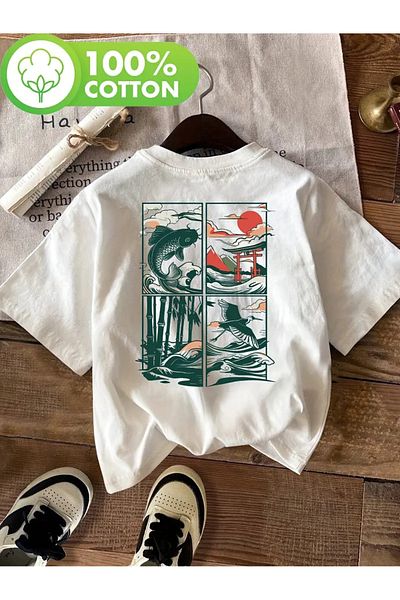 sole stories Premium Oversize Cut Short Sleeve Printed T-Shirt