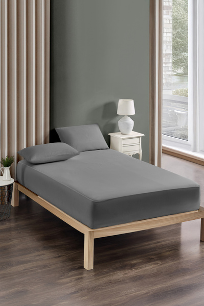 zenginhome Mattress Cover Full Edge Micro Fitted Liquid Proof Silent Double-Single-Baby Mattress Protector-Grey