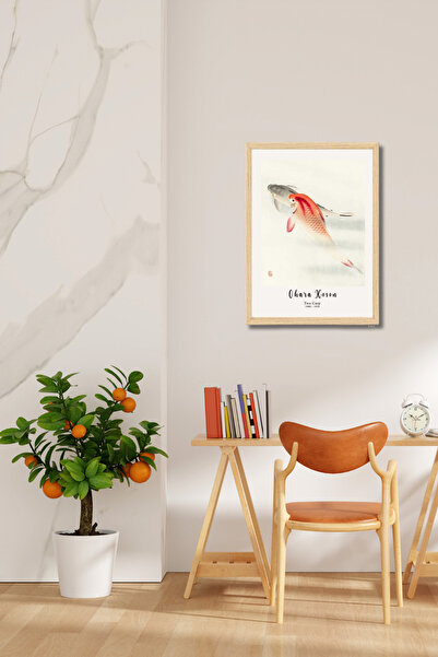 Ohana Koson | Çerçeveli MDF Sanat Tablosu | Modern Ev Ofis Dekorasyonu
