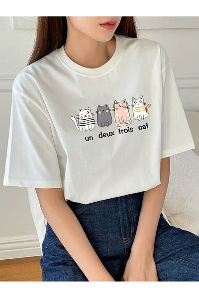 sole stories Premium Oversize Cut Short Sleeve Printed T-Shirt