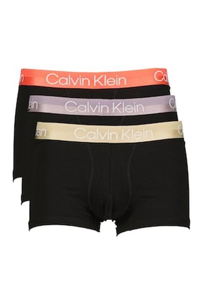 Calvin Klein , Boxer Set with Logo - 3 Pieces, Black, Salmon Pink, Lilac, XL