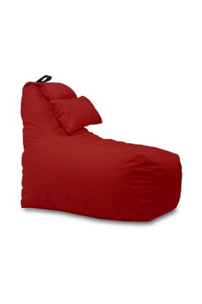 Pufrelax Fotoliu puf, Miraggio, perna inclusa, material impermeabil, Rosu