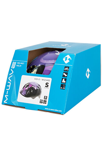 Zambezi M-wave Children's Helmet Wizard Purple S (52-57 Cm)