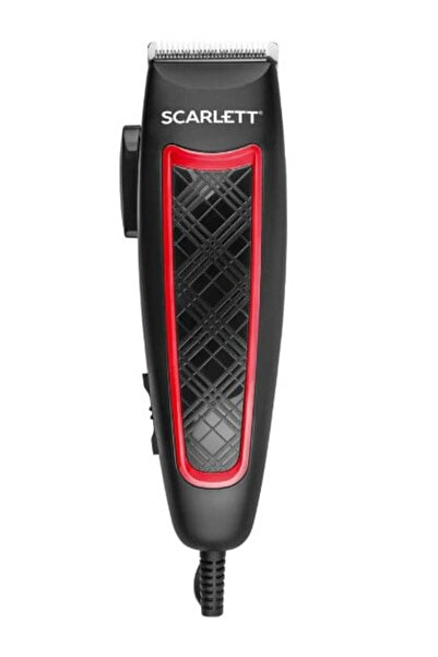 SCARLETT Mașină de tuns SC-HC63C12, roșu-negru