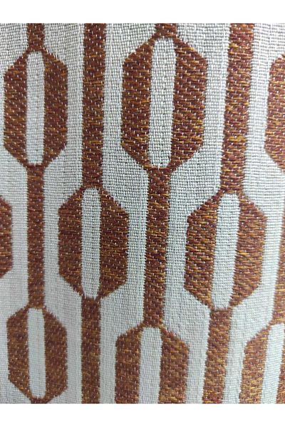 Evcimenhome Lined Rustic Curtain with Eyelets Metal Ring 230Cmx230Cm Zinckiremit
