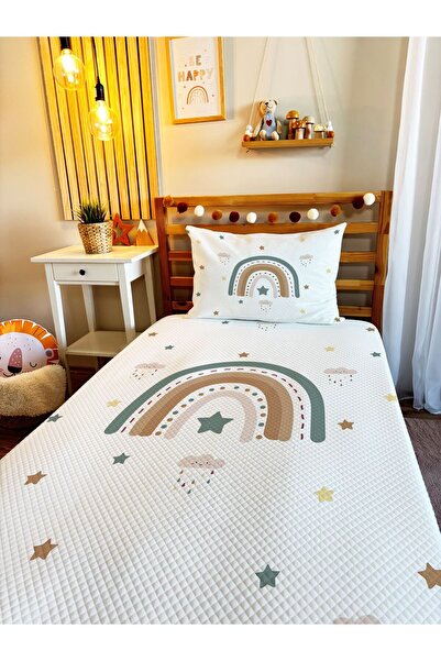 milroma طقم بيكيه مفرد مطبوع للأطفال والرضع مقاس 160x220 سم