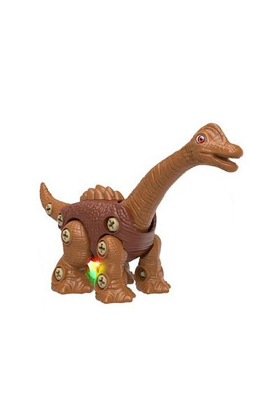 OEM Brachinosaurus Dinosaur Building Set with Lights Ntoys