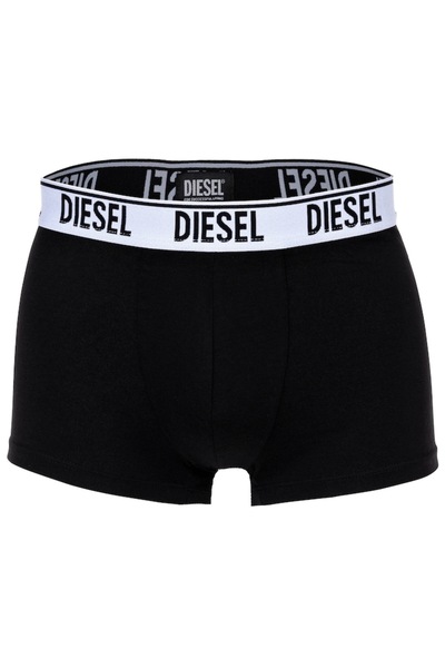 Diesel , Set of Boxers with Logo Band at Waist - 3 pairs, Red, Gray, Dark Blue, 2XL